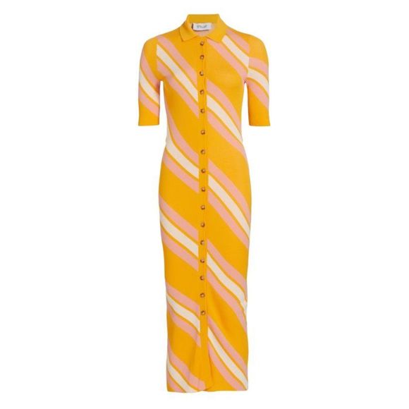 Derek Lam 10 Crosby Aurelia Waist Tie Sweater Dress - Size XL - Picture 3 of 7